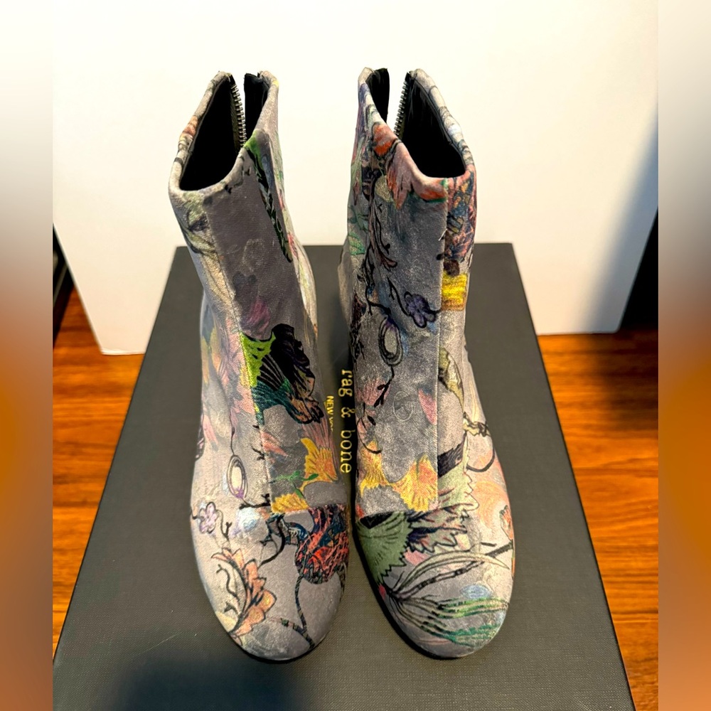 Rag & Bone velvet boots